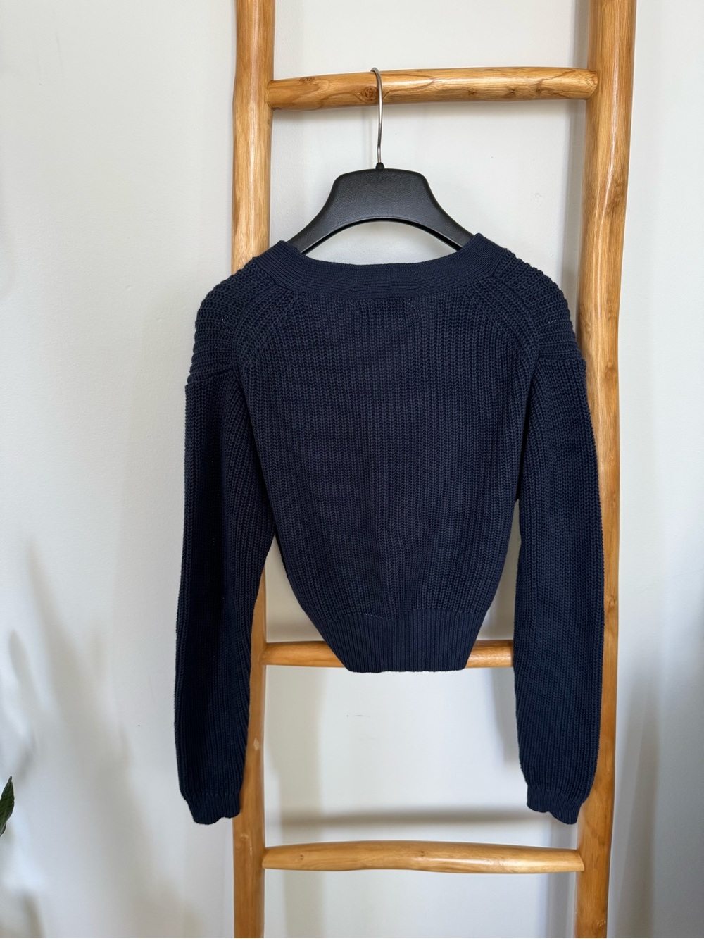 Jcrew xxs Classic Navy Cropped Knit Sweater - Women